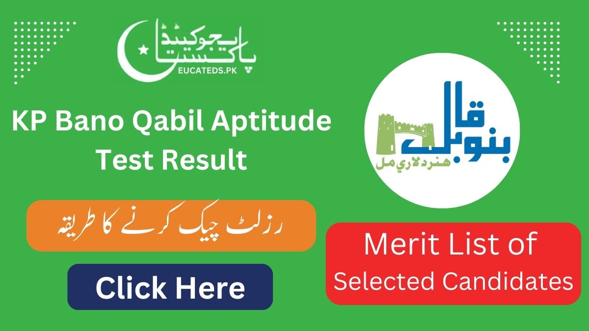 KP Bano Qabil Aptitude Test Result